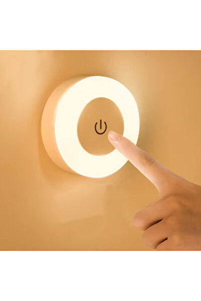 Choice مصباح ليلي LED من هوم فيش، يعمل بمنفذ USB، أبيض دافئ 3000 كلفن، مزود ب...