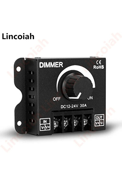 Choice مفتاح تعتيم LED يعمل بجهد 12-24 فولت تيار مستمر بقدرة 30 أمبير، وحدة ت...