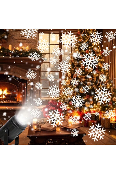 Choice أضواء بروجكتور على شكل ندفة ثلجية تعمل بمنفذ USB، أضواء زينة LED على ش...