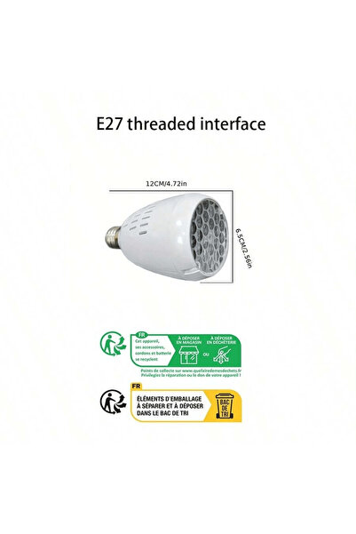 Choice Colorful E27 Interface Christmas Pattern Projection Bulb, LED Ambience...