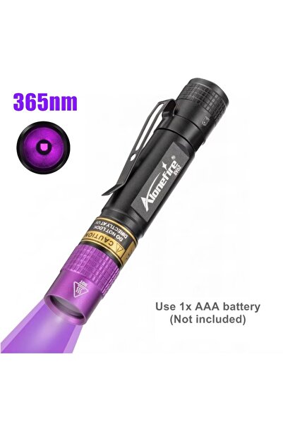 Choice مصباح يدوي LED بالأشعة فوق البنفسجية 3 واط، 365 نانومتر (بدون بطارية)،...