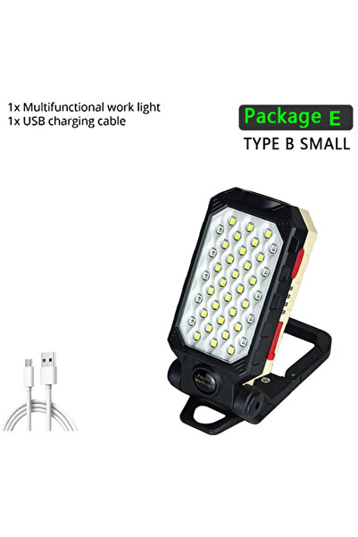 Heinast بطارية سعة 4400 مللي أمبير، مصباح عمل محمول متعدد الوظائف بتقنية COB،...