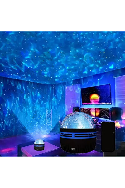 Choice جهاز عرض سماء ليلية مرصعة بالنجوم بتقنية LED، مزود بقابس USB وجهاز تحك...