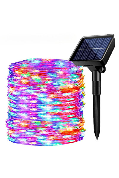 Choice سلسلة إضاءة عيد الميلاد تعمل بالطاقة الشمسية بطول 32 مترًا، مزودة بـ 3...