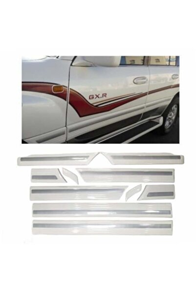 TAIWAN جلد أبواب سيارة لاند كروزر موديلات 2003 إلى 2007 باللونين الأبيض والذهبي