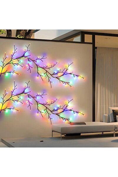 Choice 1PC Color 1PC 96LED Solar Willow Vine Lights Outdoor Waterproof DIY Wa...