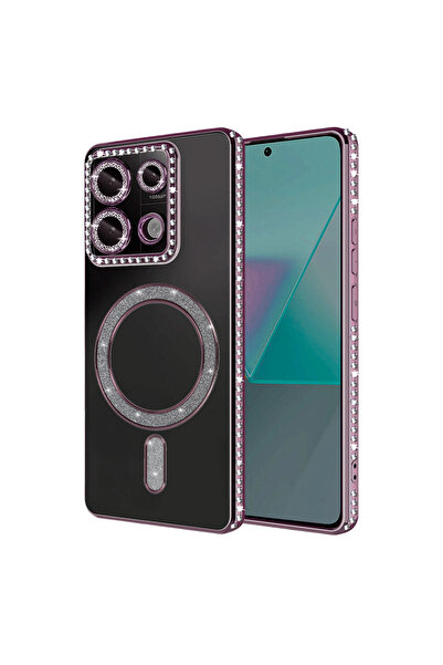 eco port حافظة ريدمي نوت 13 برو 4 جي جوكي سيملي ماجنيتيكسيف - وردي