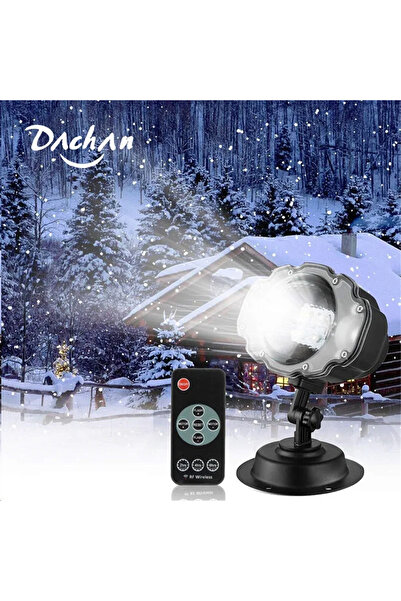 Choice AC120V US Plug DACHAN Snowfall LED Light Projector, Snow Falling Proje...