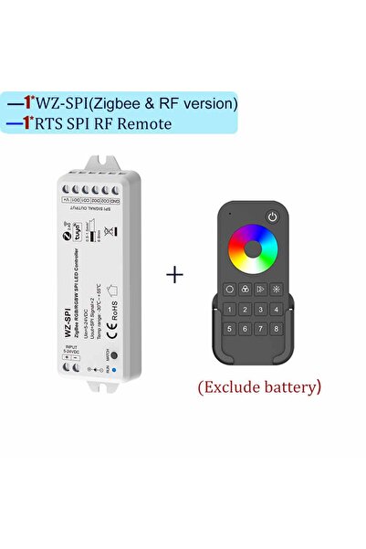 Choice Kit B Tuya Zigbee+RF SPI LED Controller WZ-SPI RF Remote DC5V-24V WS28...