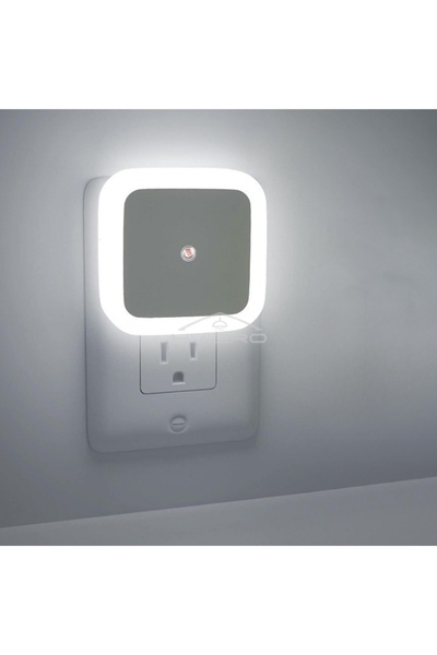 Choice مصباح ليلي صغير مربع الشكل مزود بمستشعر لاسلكي LED أبيض اللون، قطعة وا...