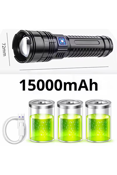 Choice مصباح يدوي تكتيكي STD-464، طويل المدى، قوي للغاية، قابل لإعادة الشحن، ...