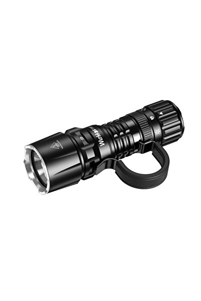 Choice مصباح يدوي تكتيكي Wurkkos TD07 أسود اللون، بقوة إضاءة 1300 لومن، يعمل ...