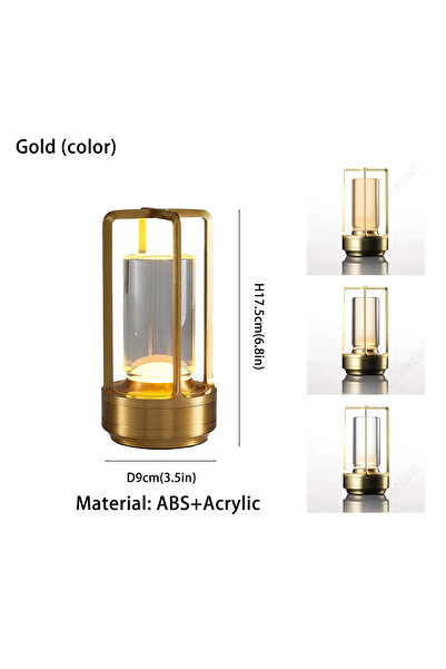 Choice Golden Rechargeable Led Cordless Table Lamp Style Desk Lamps Camping A...