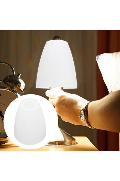 Choice White Flat Head Lampshade Simple Lamp Plastic Decorative Lamp Shade La...