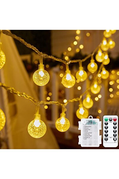 Choice 3m-20leds warm light LED Crystal Ball Garland String Lights Outdoor Wa...