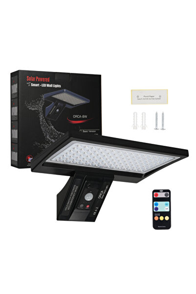 Choice مصباح جداري يعمل بالطاقة الشمسية مزود بـ 104 مصباح LED، مقاوم للماء، م...