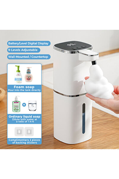 Choice P20-1 White Foam Induction Hand Sanitizer, Automatic Liquid Soap Dispe...