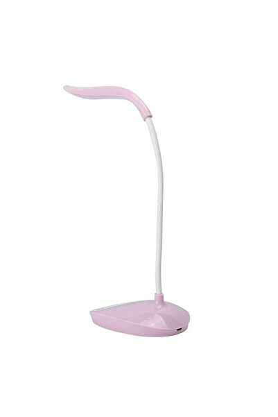 Choice مصباح طاولة وردي بثلاثة مستويات سطوع، تحكم باللمس، قابل لإعادة الشحن، ...