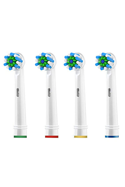 Choice 4 قطعة رؤوس فرشاة بديلة EB50 Cross Action لـ Oral B D12 D16 D100 3757 ...
