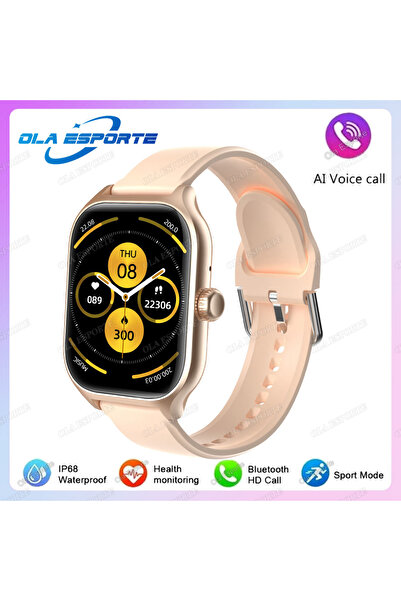 Choice ساعة ذكية جديدة من جولد 2026، متوافقة مع أندرويد وiOS، شاشة ملونة 2.01...