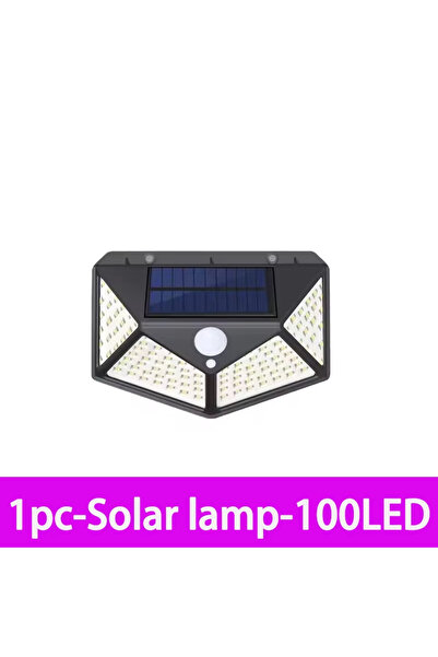 Heinast مصباح شمسي واحد، 100 مصباح LED، كشافات ضوئية تعمل بالطاقة الشمسية، 3 ...