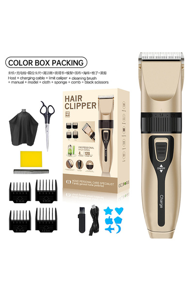 Choice مجموعة ماكينة حلاقة شعر كهربائية منزلية احترافية من جولدن ستايل، 12 قط...