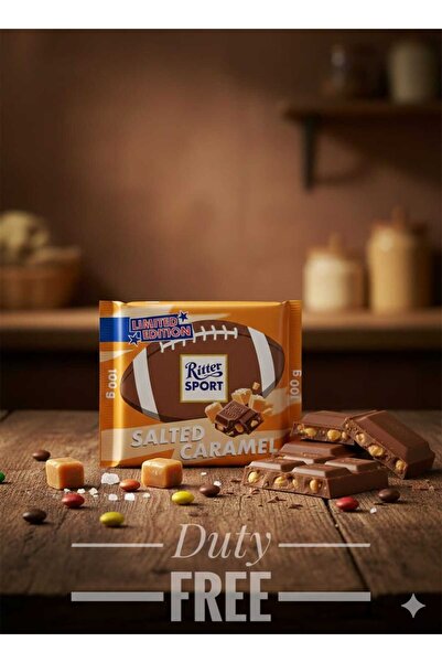hijazigroup Ritter Sport Salted Caramel chocolate bar 100G