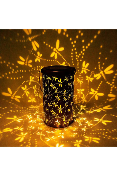 Choice مصباح معلق خارجي يعمل بالطاقة الشمسية، مصنوع من النحاس العتيق، قطعة وا...