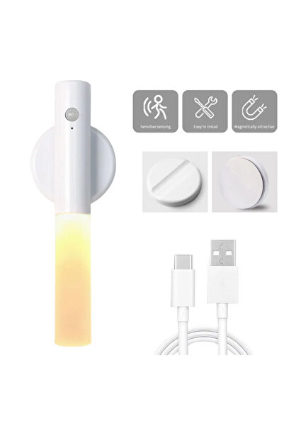 Choice White 500mAh 1 Piece Portable Motion Sensor LED Night Light Rechargeab...