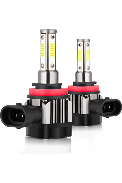 HALAMODO مصابيح أمامية LED مقاومة للماء للسيارة (قطعتان)