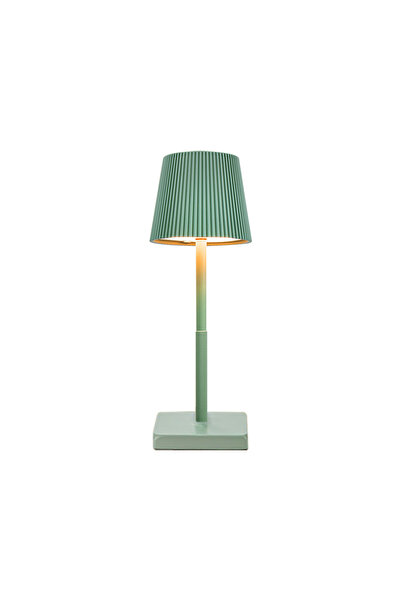 Choice مصباح طاولة LED جديد قابل لإعادة الشحن من Green-2، مزود بمفتاح لمس، قا...