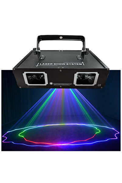 Choice EU Plug RGB Disco Dual Lens RGB Beam Line Scanner Projector Laser Lamp...