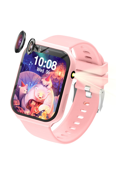 Choice ساعة ألعاب للأطفال باللون الوردي، إصدار 2025، ساعة ذكية جديدة للأطفال ...