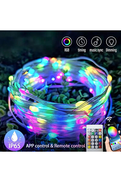 Choice سلسلة إضاءة LED ملونة بطول 20 مترًا و200 مصباح LED لتزيين عيد الميلاد،...