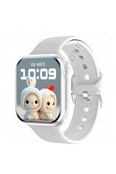 Choice ساعة ذكية بتقنية NFC فضية اللون، إصدار 2025 الجديد، سلسلة IW10، مزودة ...