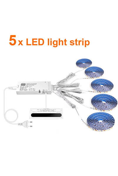 Choice AC220V-EU Plug 1M LED Warm White 5PC LED Set 5PCS 3PCS Set LED Strip I...