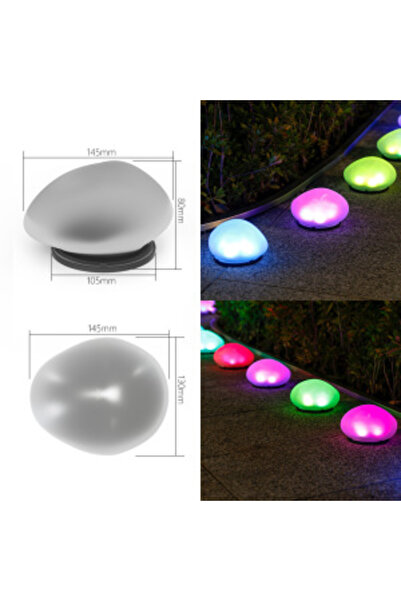 Choice مصباح LED ملون يعمل بالطاقة الشمسية، مقاوم للماء، مناسب للاستخدام الخا...
