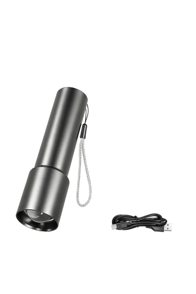 Choice مصباح يدوي صغير محمول بتقنية LED من زووم XT-9، قابل لإعادة الشحن عبر م...