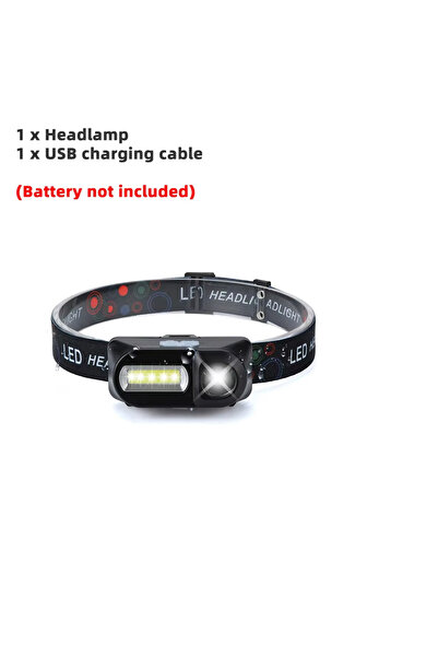 Choice Option A Fishing LED Headlamp Camping Light Portable Mini XPE COB USB ...
