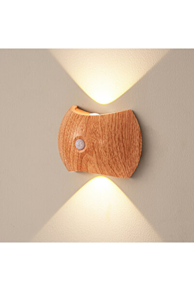 Choice مصباحان ذكيان للجدران، يعملان بمستشعر، مناسبان للممرات، مزودان بمنفذ U...