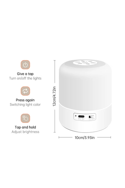 Choice Large size Touch night light Three kinds of light touch adjustment Sof...