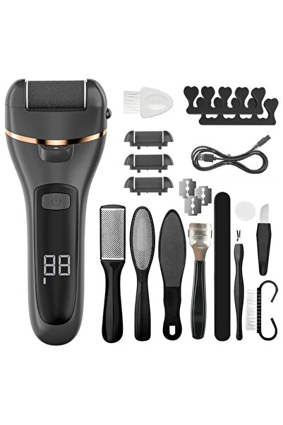 Choice1 طقم مبرد أقدام كهربائي أسود من دوتريو يعمل بمنفذ USB، أدوات باديكير م...