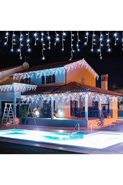 Choice أضواء سلسلة LED بيضاء تعمل بالطاقة الشمسية بطول 9 أمتار و162 مصباح LED...