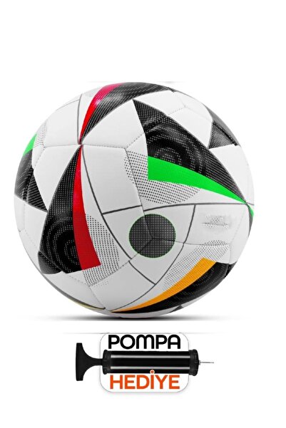 Kapris Euro2024 Tasarım Futbol Topu 4 Astarlı No:5 480 Gr + Pompa Hediyeli X516