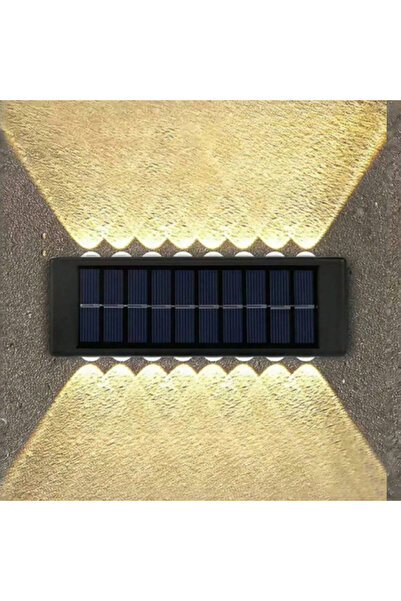 Choice 1PC 16LED-warm Solar Outdoor Wall Lamp IP65 Waterproof LED Garden Terr...