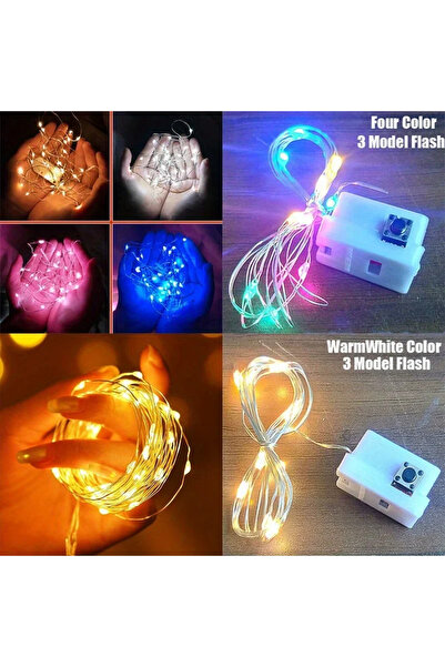 Choice 39.37inch Multicolor-10pcs Outside 10 Pack Waterproof Mini Fairy Light...