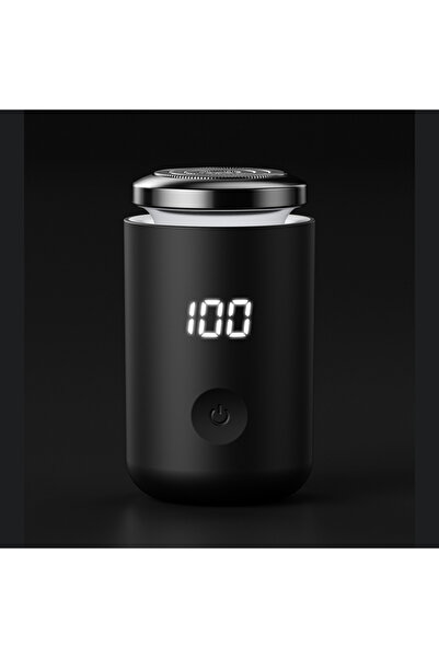 Choice ماكينة حلاقة كهربائية صغيرة سوداء اللون، شاشة عرض رقمية LED، قابلة للش...