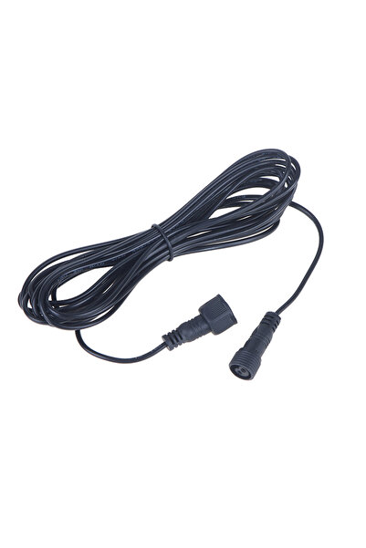 Choice Black 2 Pin Male To Female Connector Floodlight Universal 5M Cable 5 M...