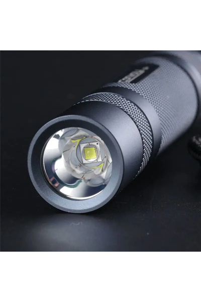 Choice مصباح يدوي أسود اللون من نوع مانتا راي S10 مزود بشحن USB، درجة حرارة ا...