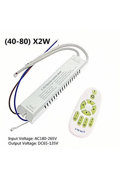 Choice 40-80WX2-B AC180-265V Stepless dimming power supply 40-120W x2 remote ...